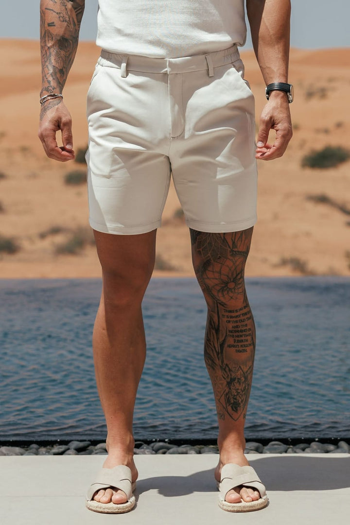 BySha Kensington Shorts – Stone