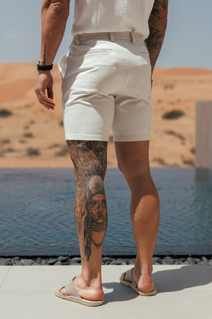 BySha Kensington Shorts – Stone